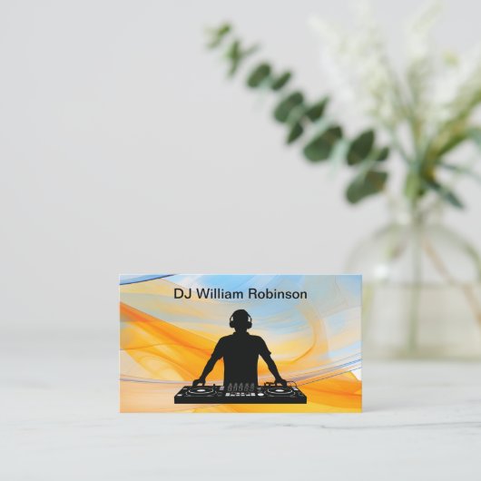 Cool Music DJ For Hire 名刺 (スタンド正面)