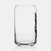 Cool Music Love | Rock Cat Playing Electric Guitar ガラス缶 (右)