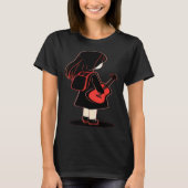 Cool musical Guitar Girl Tシャツ (正面)