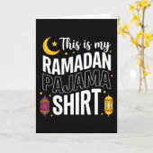 Cool Muslim Ramadan Praying Faith Worship sunset カード (黄色い花)