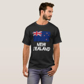 Cool New Zealand Flag Tシャツ (正面フル)