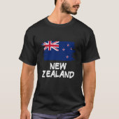 Cool New Zealand Flag Tシャツ (正面)