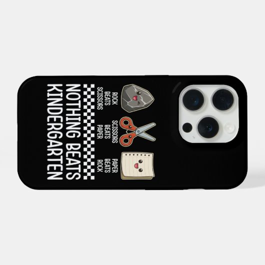 Cool Nothing Beats Kindergarten Elementary School  iPhoneケース (裏面横)