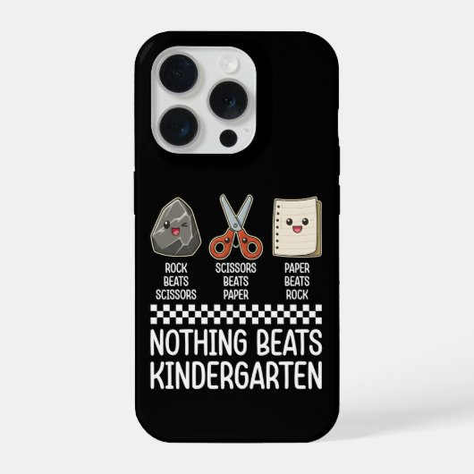 Cool Nothing Beats Kindergarten Elementary School  iPhoneケース (裏面)