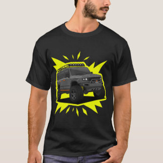 Cool Off-Road 4x4 SUV Adventure Vehicle Vector Art Tシャツ