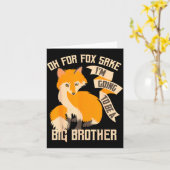 Cool Oh For Sake I'm Going To Be A Big Brother Shi カード (黄色い花)