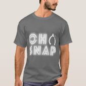 Cool Oh Snap Funny Wishbone Thanksgiving Tシャツ (正面)
