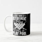 Cool Ol Design For Men Women Billiards Lover Ol Pl コーヒーマグカップ (左)