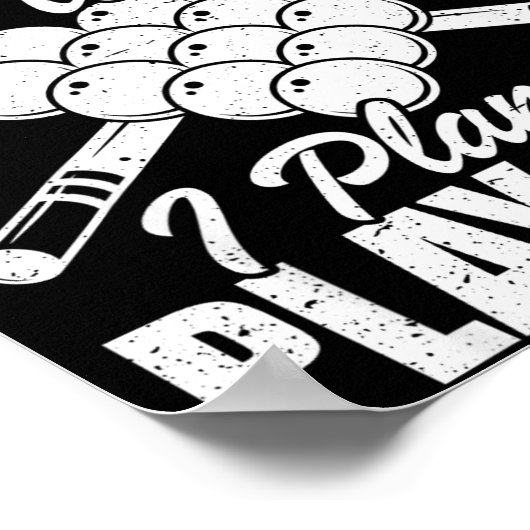 Cool Ol Design For Men Women Billiards Lover Ol Pl ポスター (角)