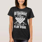 Cool Ol Design For Men Women Billiards Lover Ol Pl Tシャツ (正面)