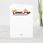 Cool Old Lady in Dread Locks Hippie Woman Birthday カード (裏面)