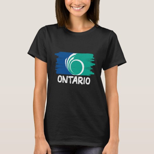 Cool Ontario Flag  1 Tシャツ (正面)