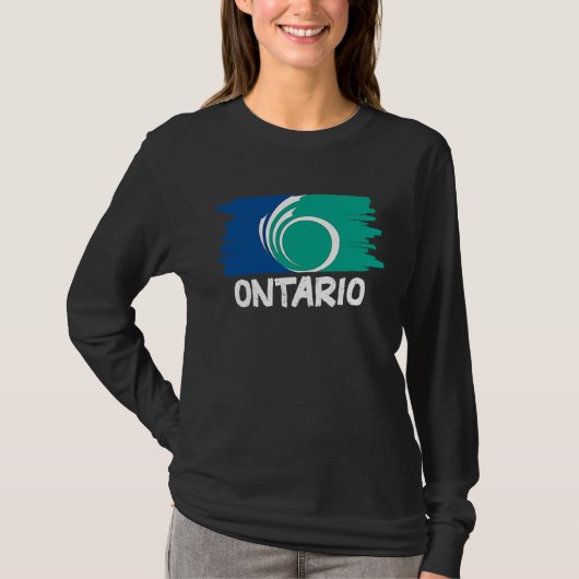 Cool Ontario Flag Tシャツ (正面)