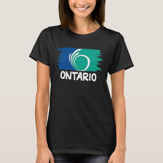 Cool Ontario Flag Tシャツ (正面)