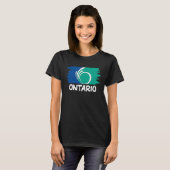 Cool Ontario Flag Tシャツ (正面フル)
