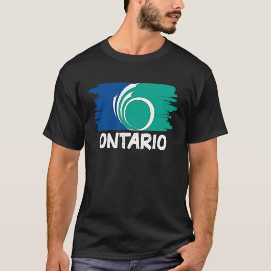 Cool Ontario Flag Tシャツ (正面)