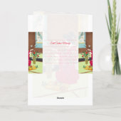 Cool oriental japanese geisha lady maiko ikebana カード (裏面)