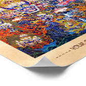 Cool oriental tibetan thangka god tattoo art ポスター (角)