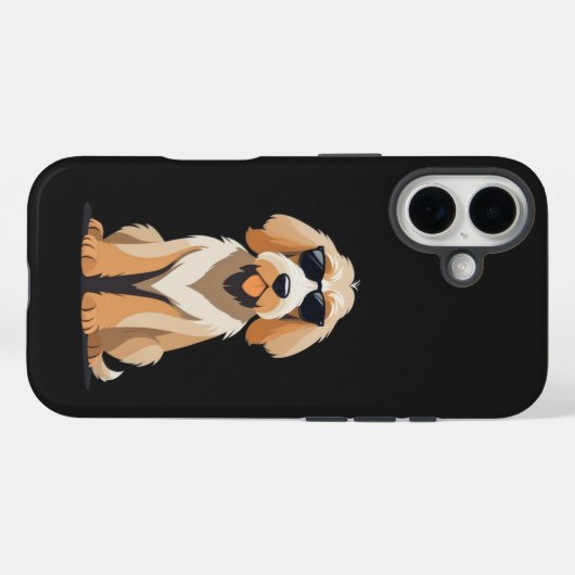 Cool Otterhound with Sunnies Case-Mate iPhoneケース (裏面 (横))