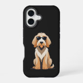 Cool Otterhound with Sunnies iPhone 16ケース (裏面)