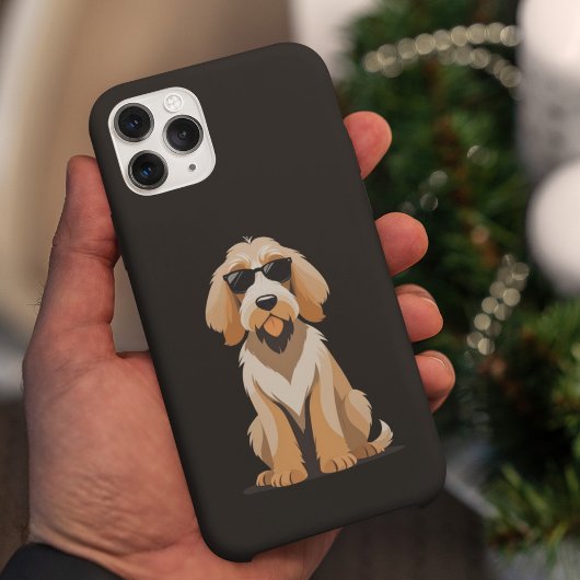 Cool Otterhound with Sunnies iPhone 16ケース