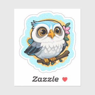 cool owl シール