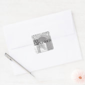 Cool Oxford England Vintage Sticker スクエアシール (封筒)
