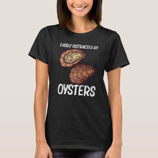 Cool Oyster For Men Women Oyster Shucker Mollusk Tシャツ (正面)