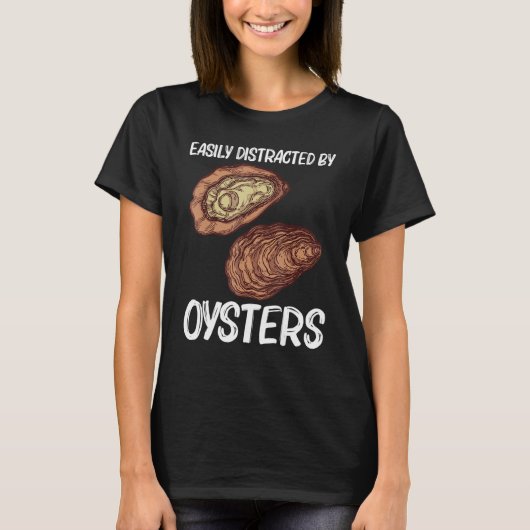Cool Oyster For Men Women Oyster Shucker Mollusk Tシャツ (正面)