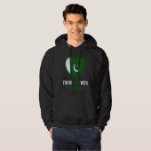 Cool Pakistani Flags Pakistan Pride Men Women Kids パーカ (正面フル)