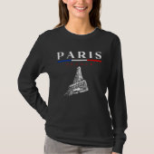 Cool Paris France Paris World Inspired Illustratio Tシャツ (正面)