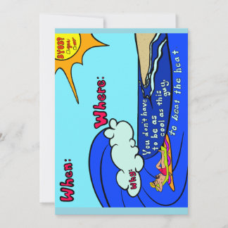Cool party invite 招待状
