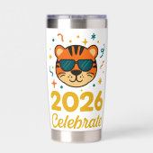 Cool Party Tiger 保温保冷タンブラー (背面)
