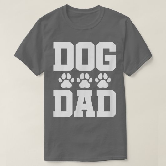 Cool Paw dog breed dad  Tシャツ (デザイン正面)
