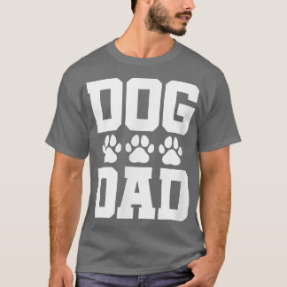 Cool Paw dog breed dad  Tシャツ