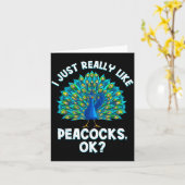 Cool Pea Design For Men Women Kids Bird Pea Lovers カード (黄色い花)