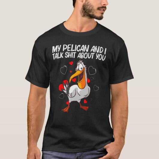 Cool Pelican For Men Women Zoo Pelicans Bird Zooke Tシャツ (正面)