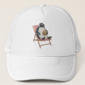 Cool Penguin Cap | Funny Summer Cartoon Hat キャップ (正面)