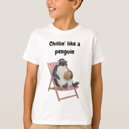 Cool Penguin Kids T-Shirt | Funny Summer Cartoon Tシャツ