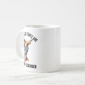 Cool People Are Born In December Christian Christm コーヒーマグカップ (正面左)