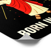 Cool People Are Born In December Christian Christm ポスター (角)