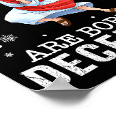 Cool People Are Born In December Christian Christm ポスター (角)