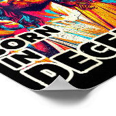 Cool People Are Born In December Christian Christm ポスター (角)