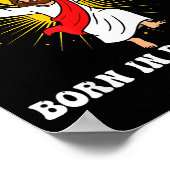 Cool People Are Born In December Christian Christm ポスター (角)