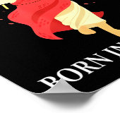 Cool People Are Born In December Christian Funny J ポスター (角)