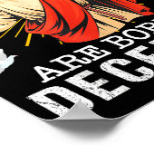 Cool People Are Born In December Christian Jesus C ポスター (角)