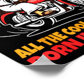 Cool People Are Born In December Jesus Christmas C ポスター (角)