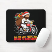 Cool People Are Born In December Jesus Christmas C マウスパッド (マウス)