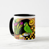 Cool People Have Parrots マグカップ (正面左)