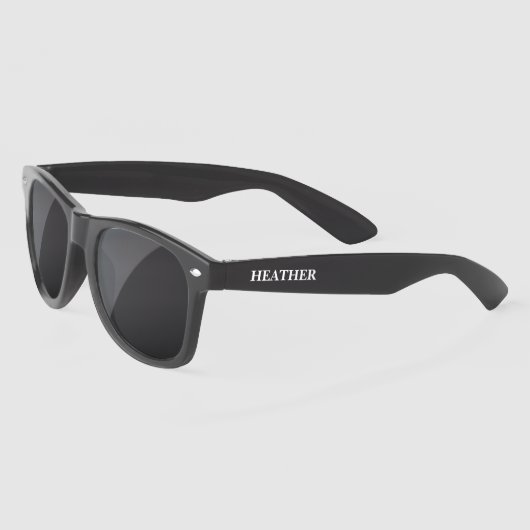 COOL! 😎Personalized Black Sunglasses  サングラス (左)
